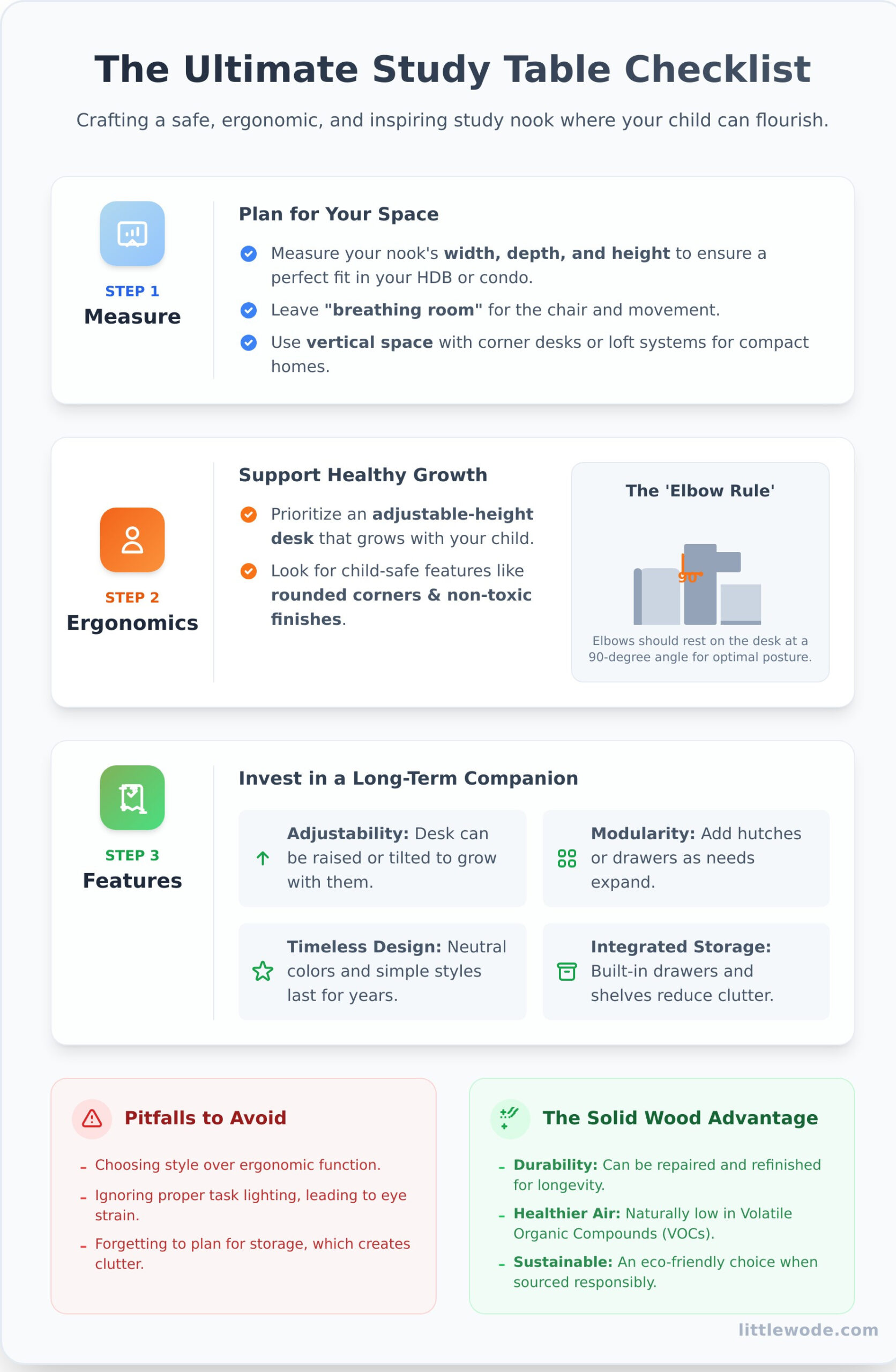 Creating the Perfect Kids’ Study Nook in Singapore - Infographic