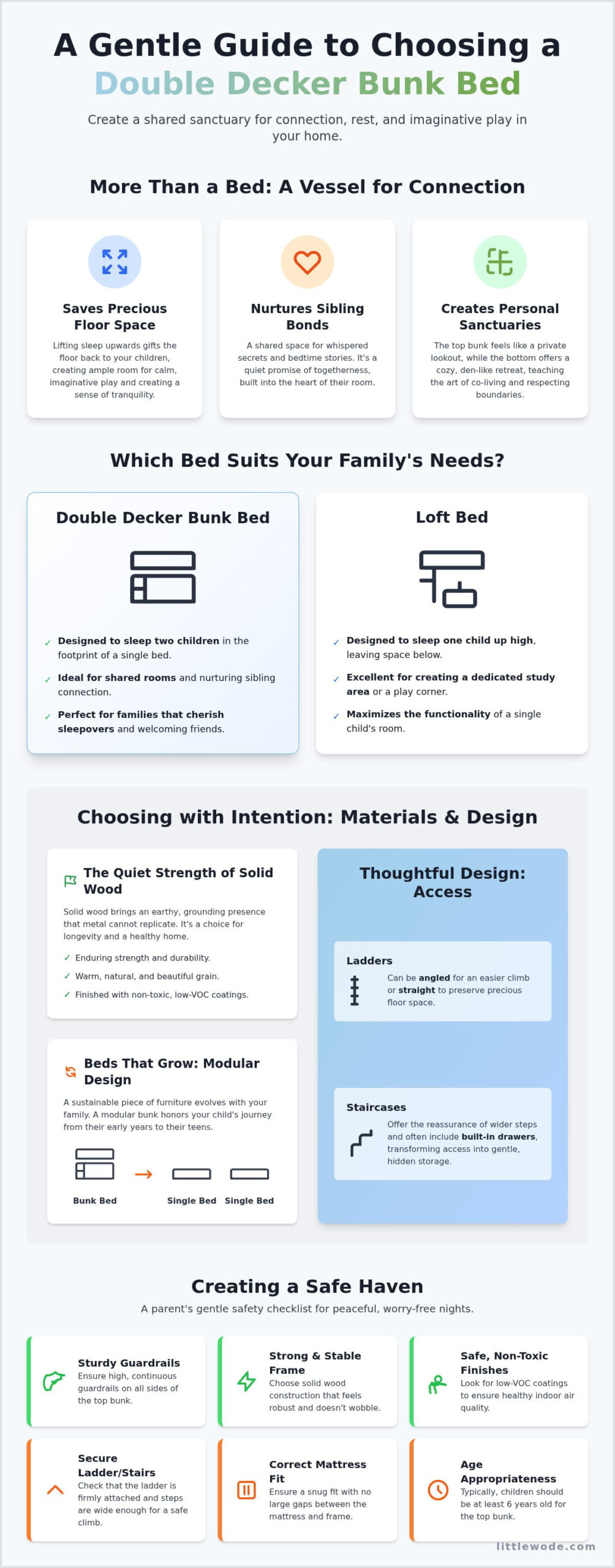 Double Decker Bunks: A Gentle Guide to Creating Calm, Shared Spaces